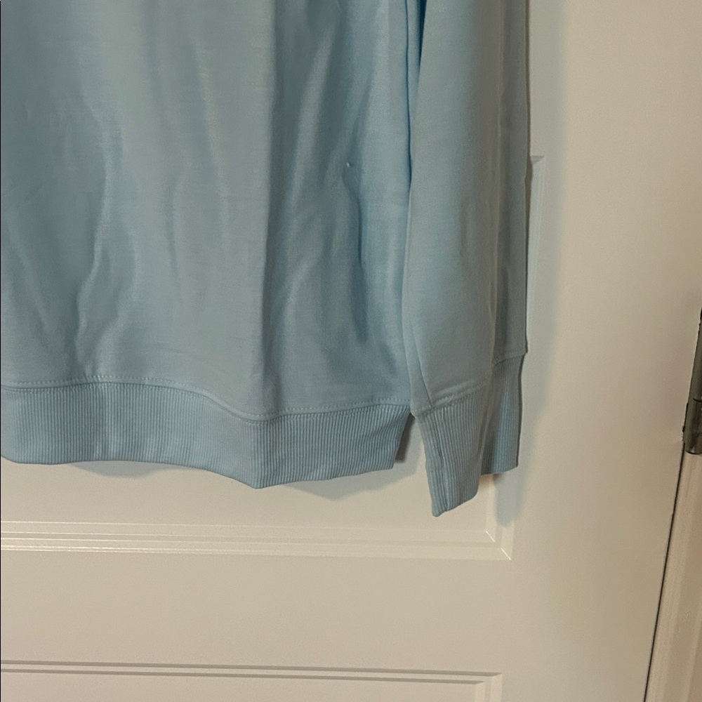 Workshop Republic Clothing Sky Blue 'Hello Weekend' Top - Picture 7 of 8